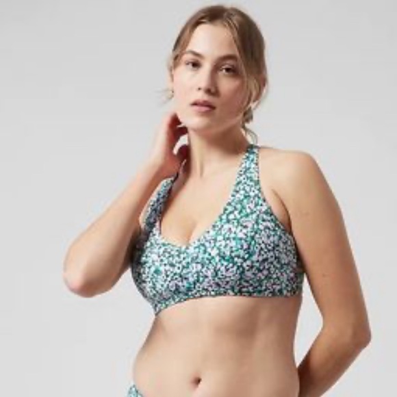 Athleta Other - ATHLETA Triangle Bikini Top D-DD Camo Flora Gables M
